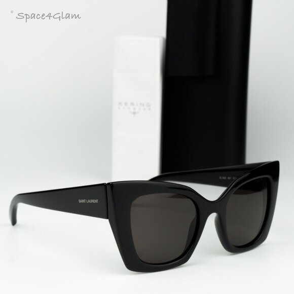BRAND NEW Saint Laurent SL552 001 Black Black Cat Eye Women Sunglasses main image 6